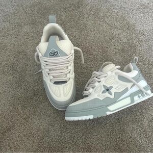 Louis Vuitton Cream and Black Sneakers